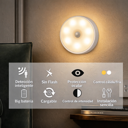 Luz LED con Sensor de Movimiento